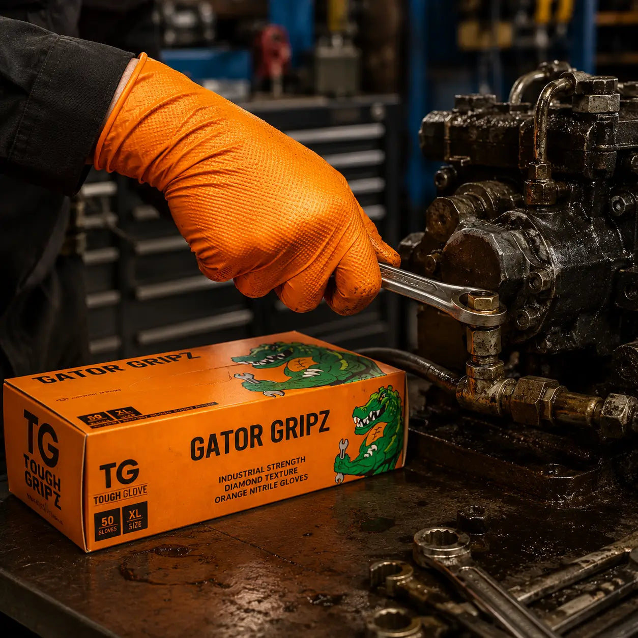 Heavy Duty Nitrile Gloves
