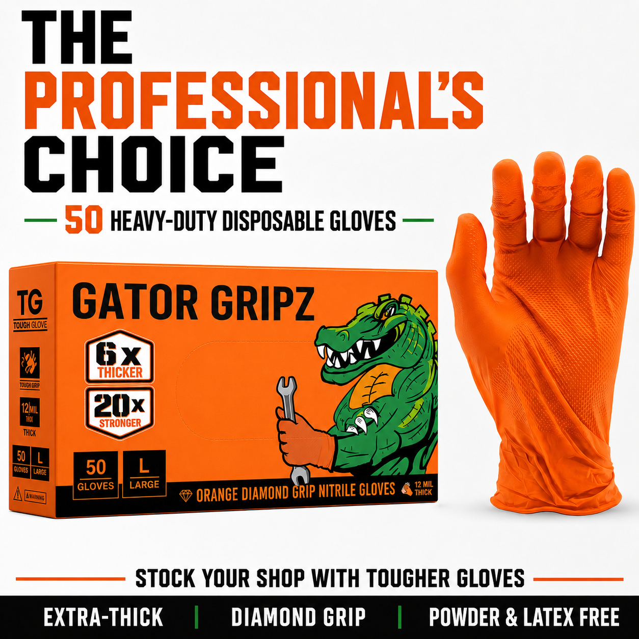 GATOR GRIPZ – 50 PACK
