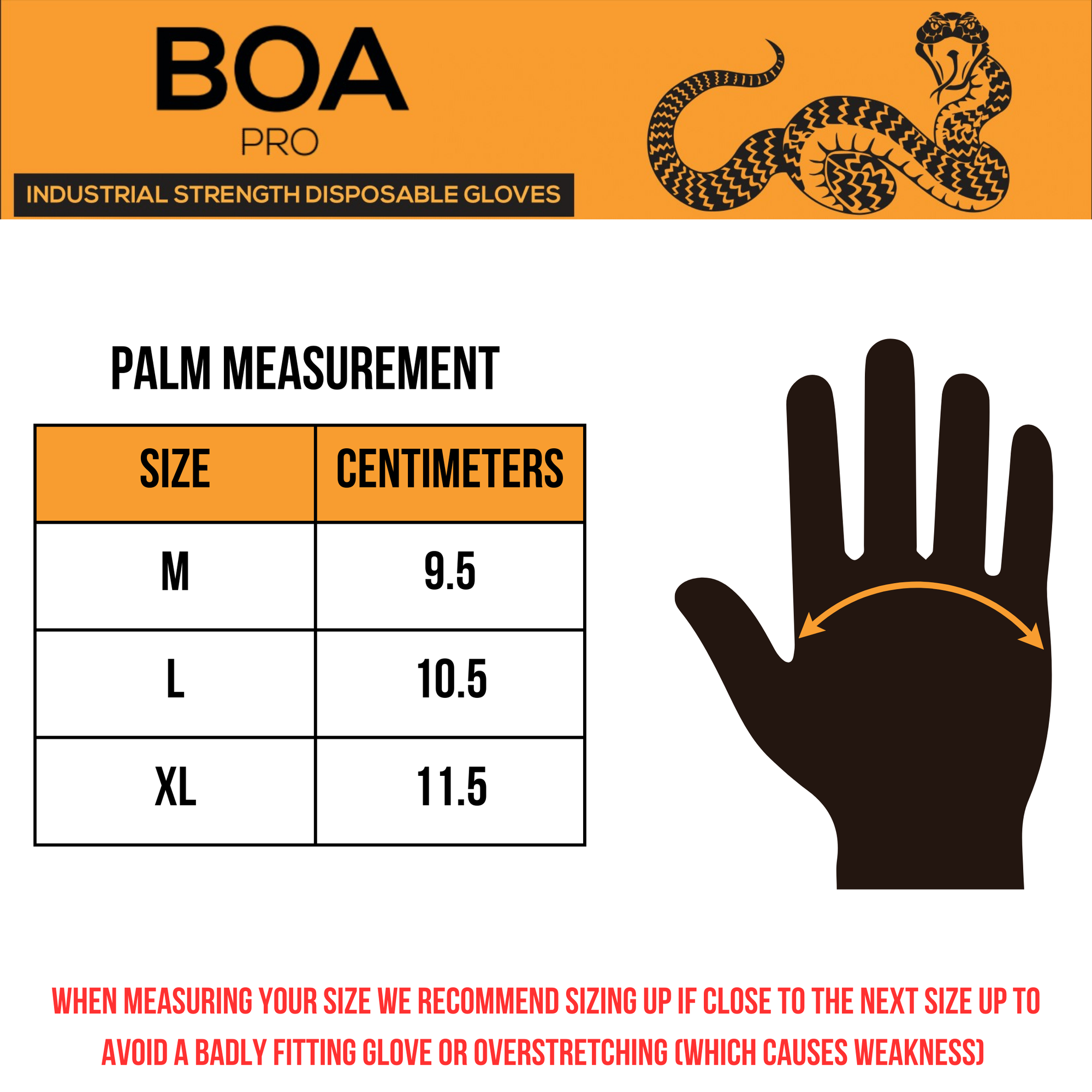 BOA Pro - By Tough Glove - BOX OF 100