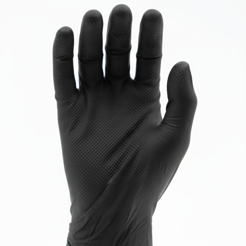 BLACK Gator Gripz - By Tough Glove -  Box OF 50